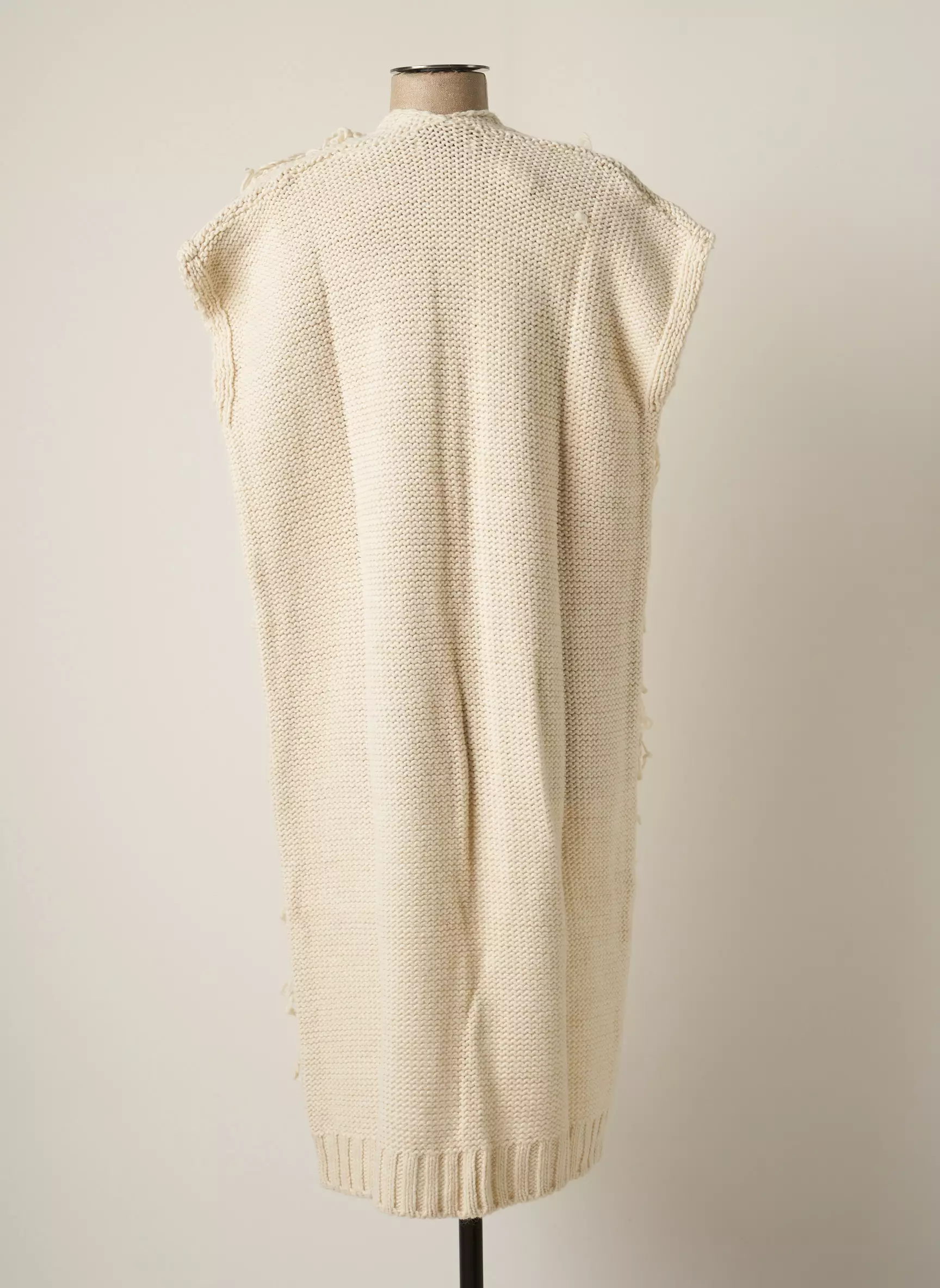 Edas Gilets Manches Courtes Femme couleur beige