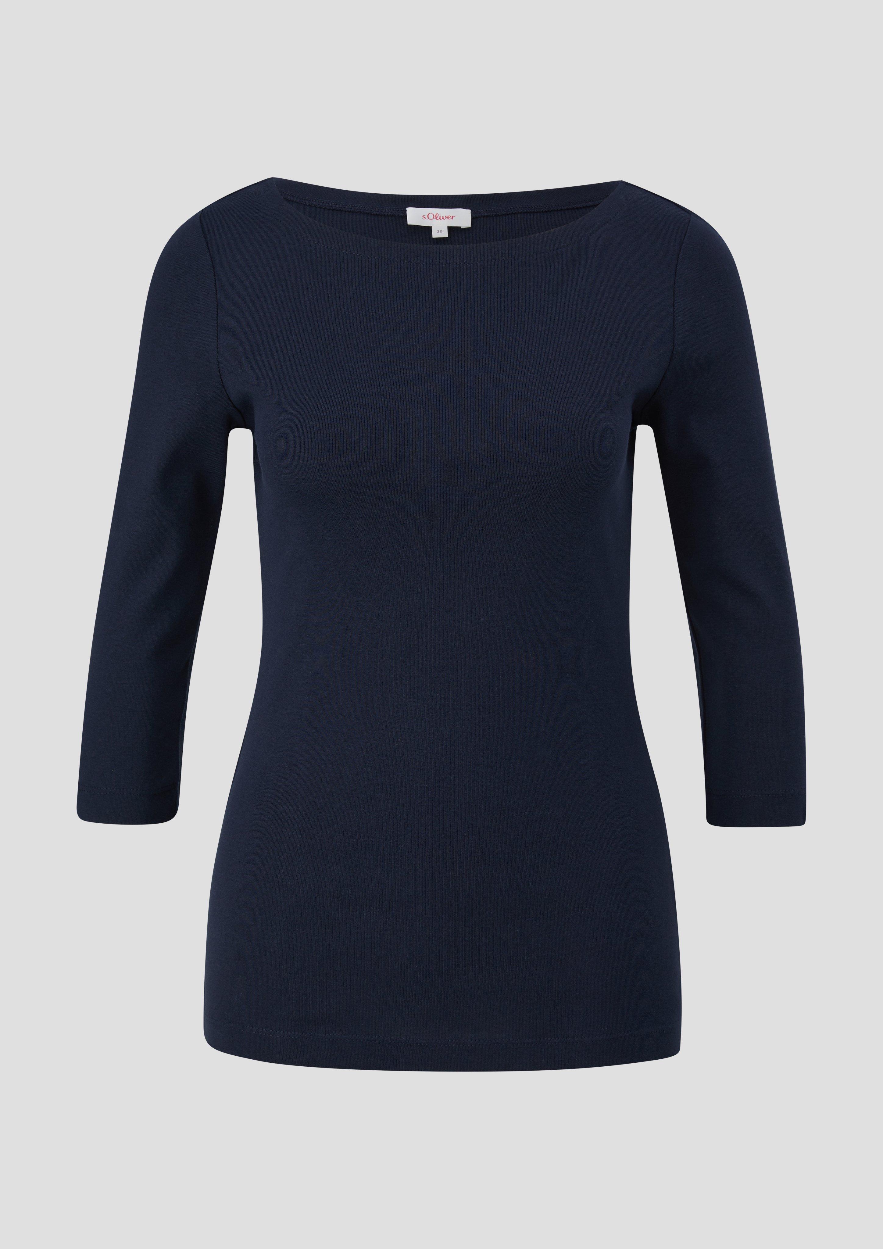 Rippshirt mit 3/4-Ärmeln  2145862-5959