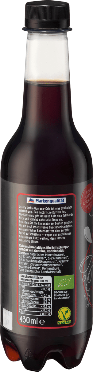Guarana Cola Limonade, 430 ml EINWEG