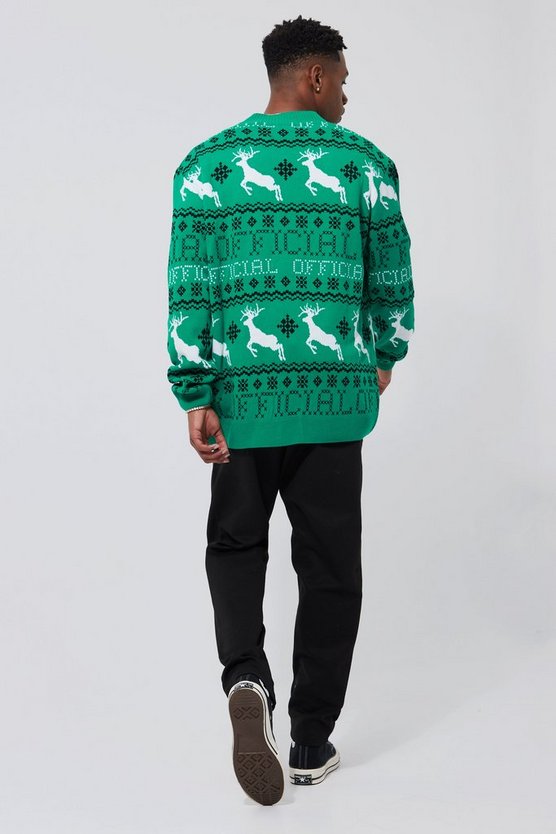 Rentier Weihnachts-Cardigan