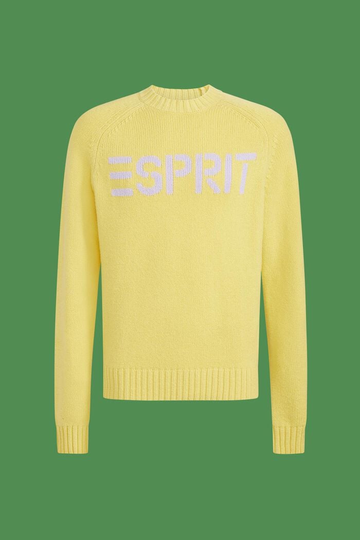 Logo-Pullover aus Wolle und Kaschmir