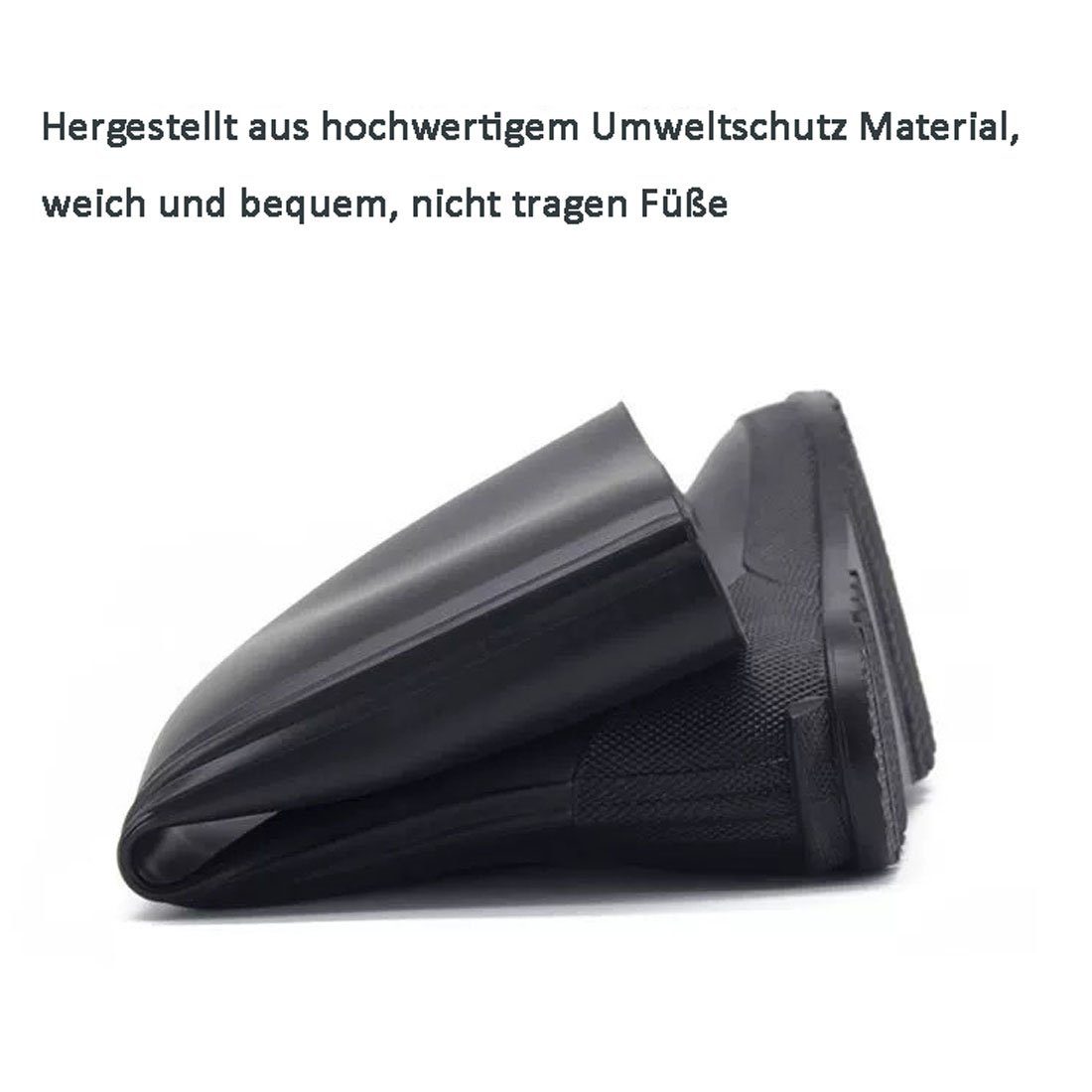 DÖRÖY Leichte wasserdichte Damen-Regenstiefel, rutschfeste hohe Regenschuhe Gummistiefel