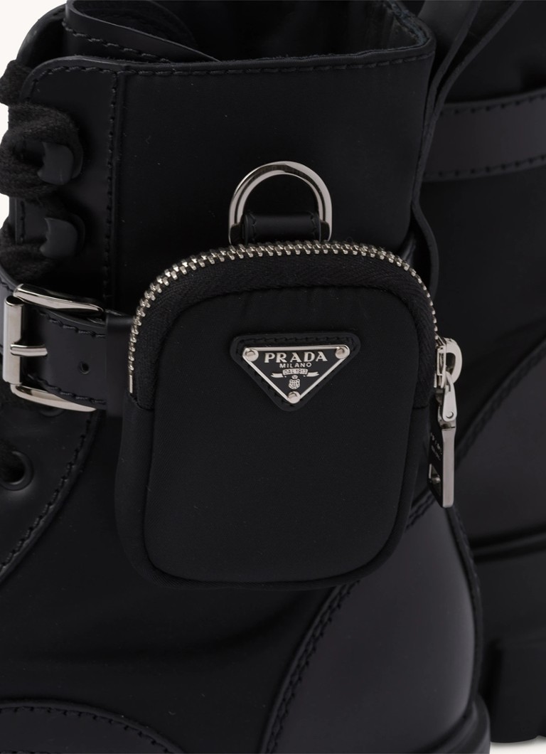 Prada  Monolith veterboot van leer