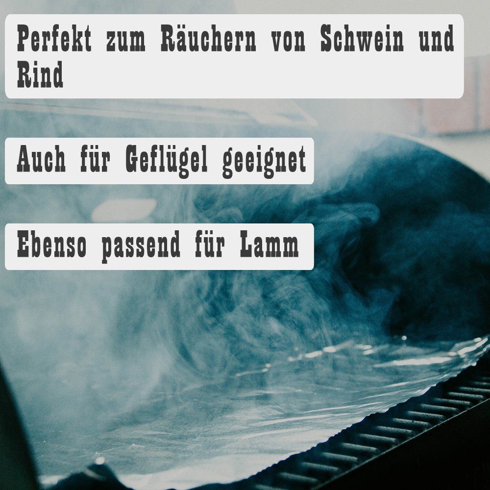 Grillmaster Räucherspäne Räucherklötze 2kg Eiche Chunks Räuchern Smoken BBQ Grill Feuer, 2 kg