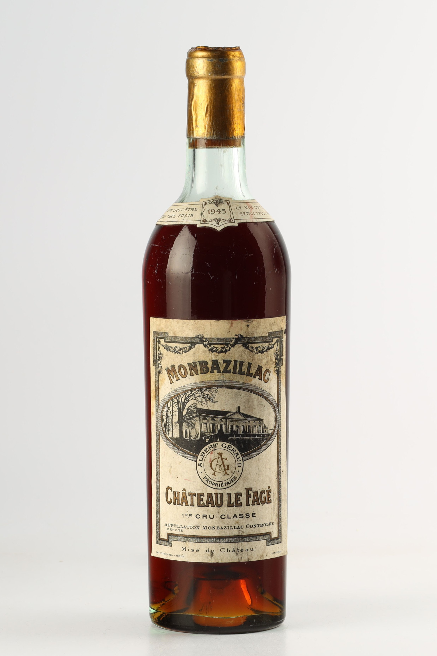 Château Le Fage 1945, Monbazillac