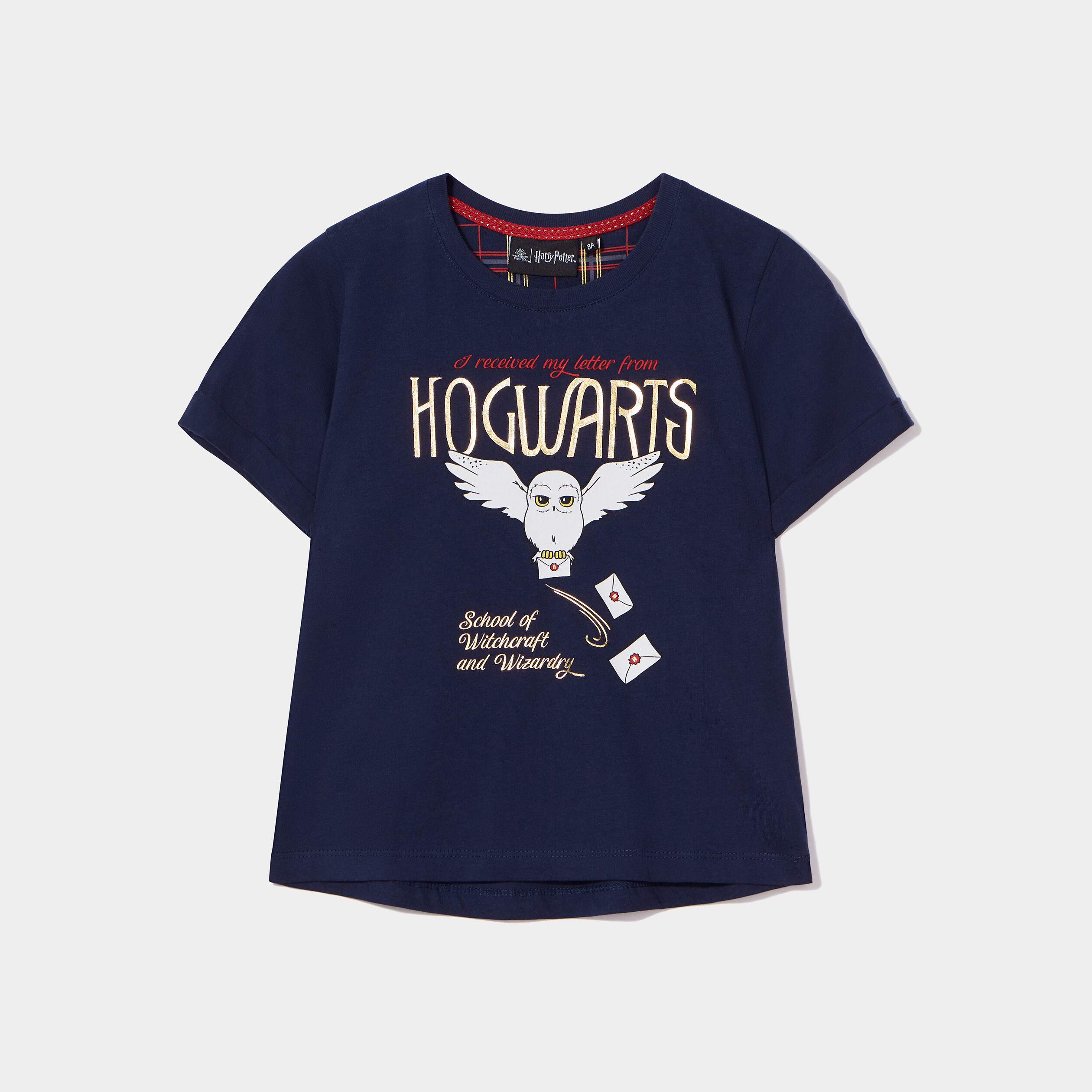 T-shirt manches courtes harry Potter bleu marine fille | La Halle