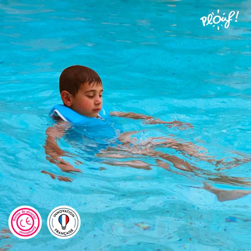 Maillot de bain flottant : Hawaï Bleu / Taille 3 (15/17kg)