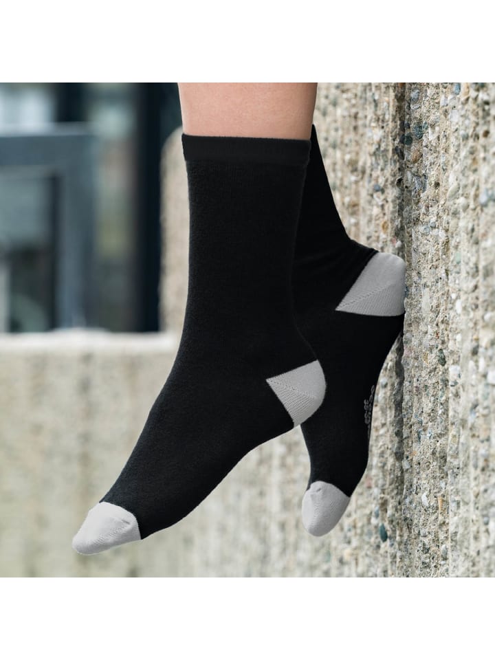 Occulto 10er Pack Muster Baumwollsocken Gertrud in Schwarz-Herbst günstig kaufen