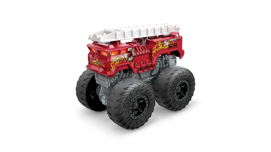 Hot Wheels Monster Trucks Roarin’ Wreckers Trucks mit Licht- und Geräuscheffekten, 1 Stück, sortiert