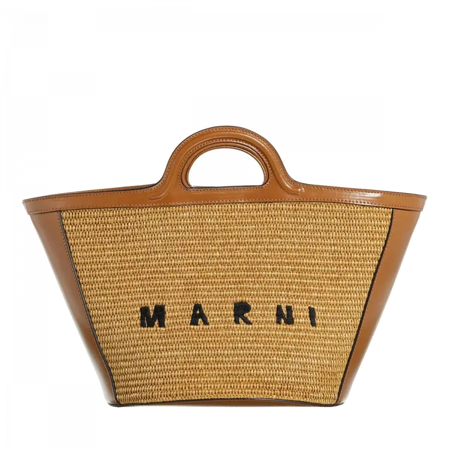 Marni - Marni Handle Bags Leder Cognac - braun
