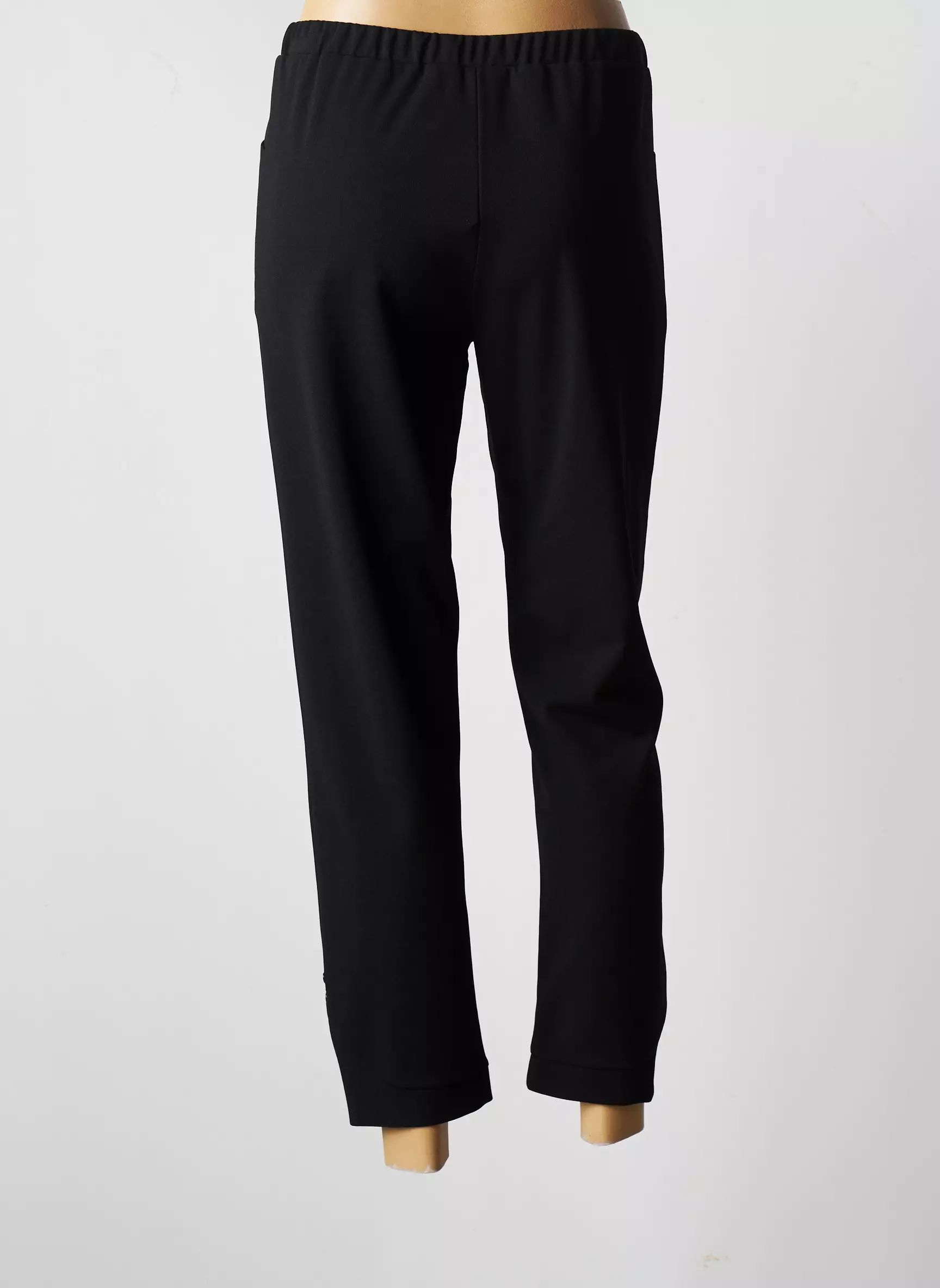 Franck Anna Pantalon7 8 Femme couleur noir
