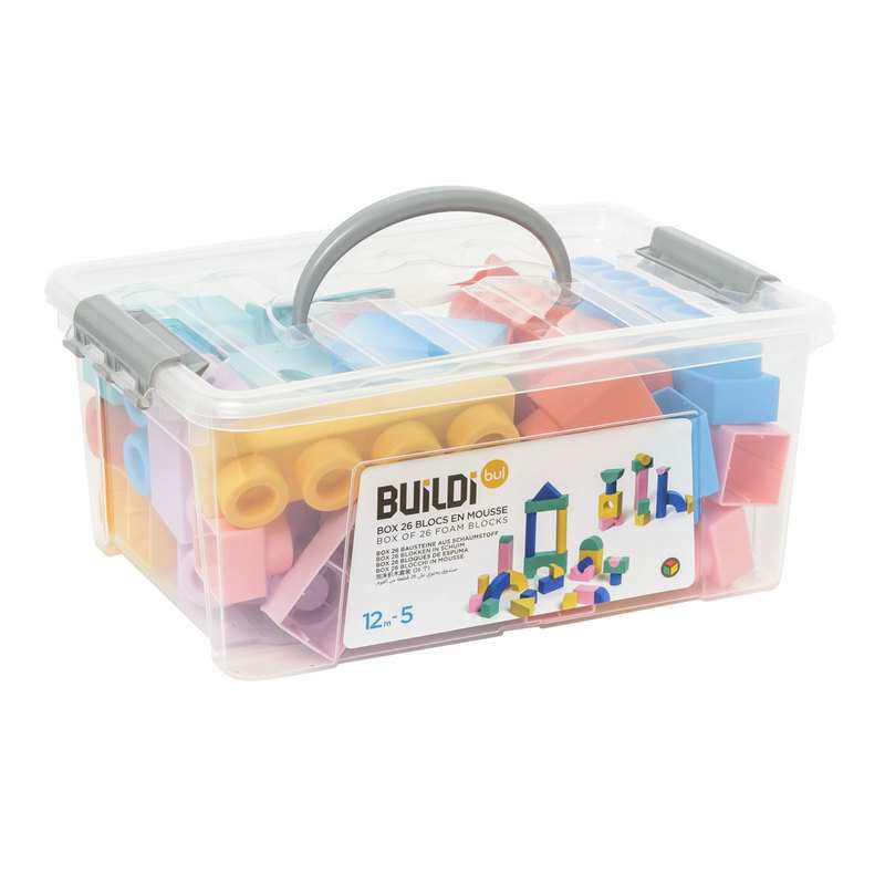 Box 26 blocs en mousse Oxybul