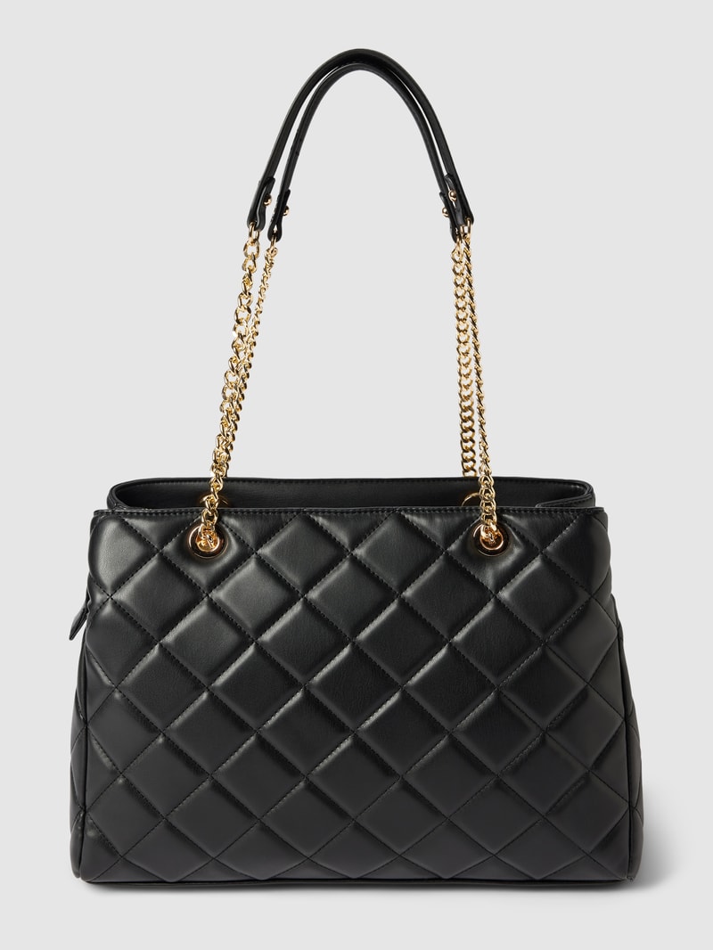 Handtasche mit Steppnähten Modell 'ADA' in black