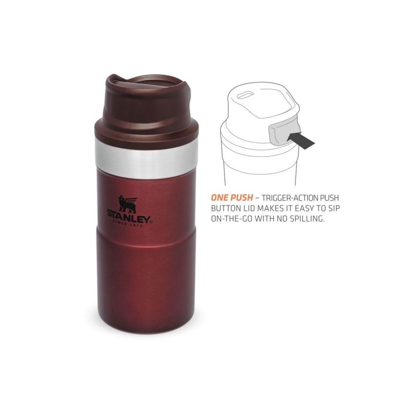 Stanley Thermoflasche, Classic Trigger-Action Travel Mug 8.5oz \/ 250ml Wein