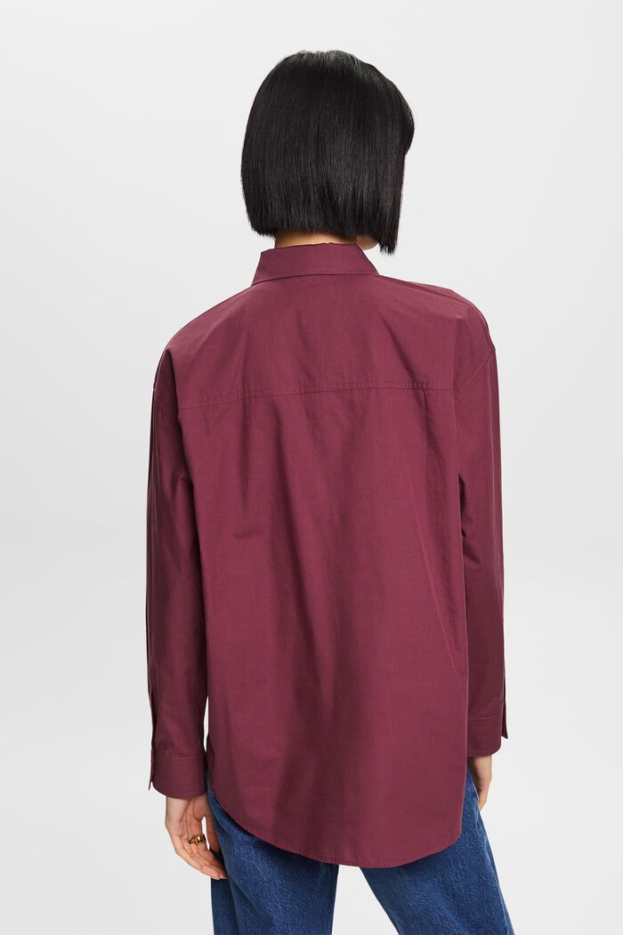 Hemdbluse aus Popeline, 100 % Baumwolle