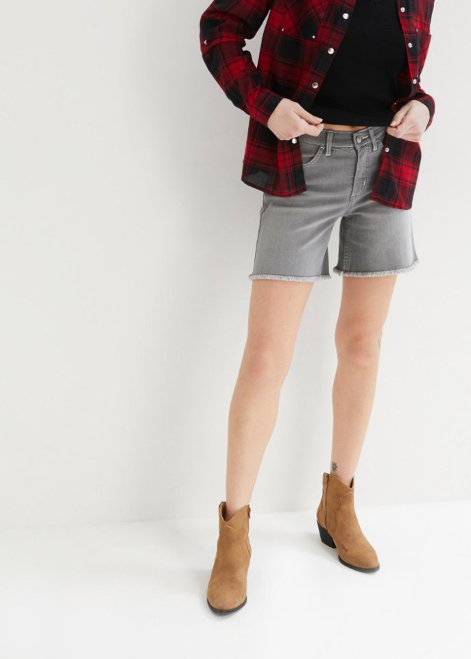 Stretch-Jeans-Shorts