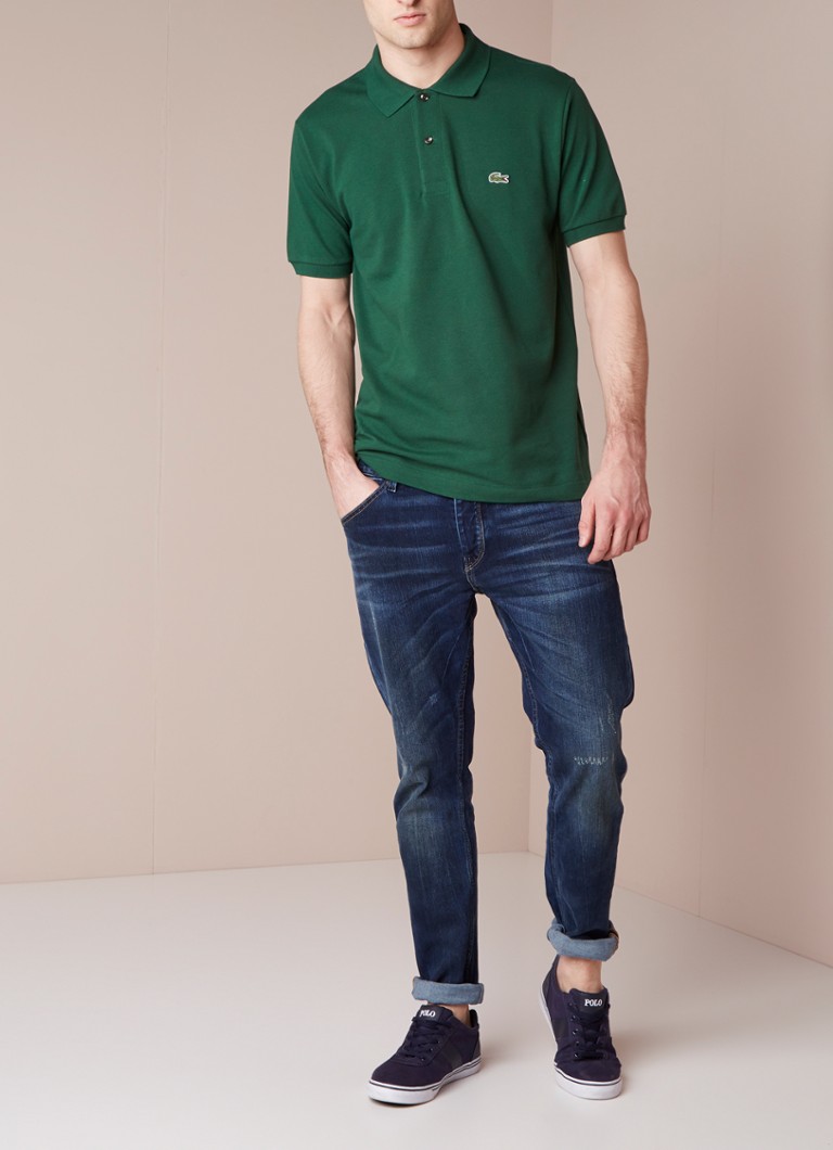 Tricou polo Lacoste cu croială regulată din bumbac piqué