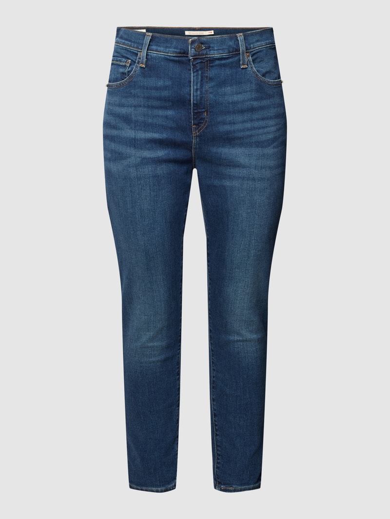 PLUS SIZE Skinny Fit Jeans im 5-Pocket-Design in dunkelblau