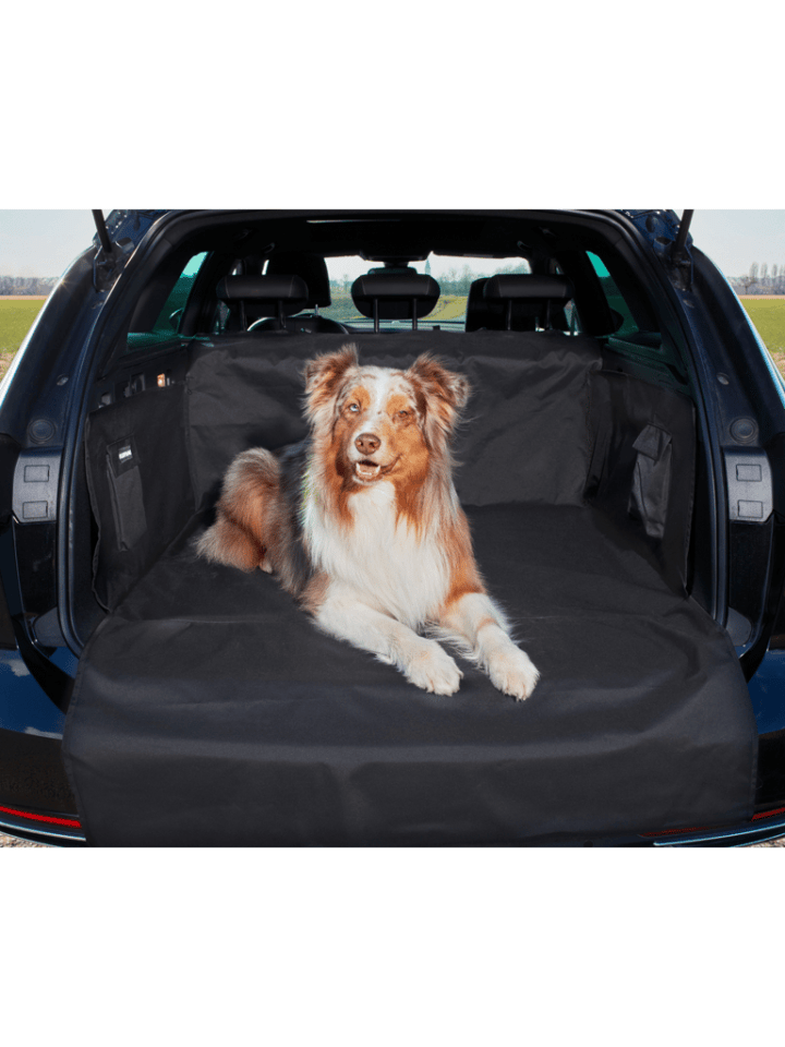 FLUFFINO Kofferraumschutz für Hund inkl. Seiten- & Ladekantenschutz dunkelgrau günstig kaufen onesize