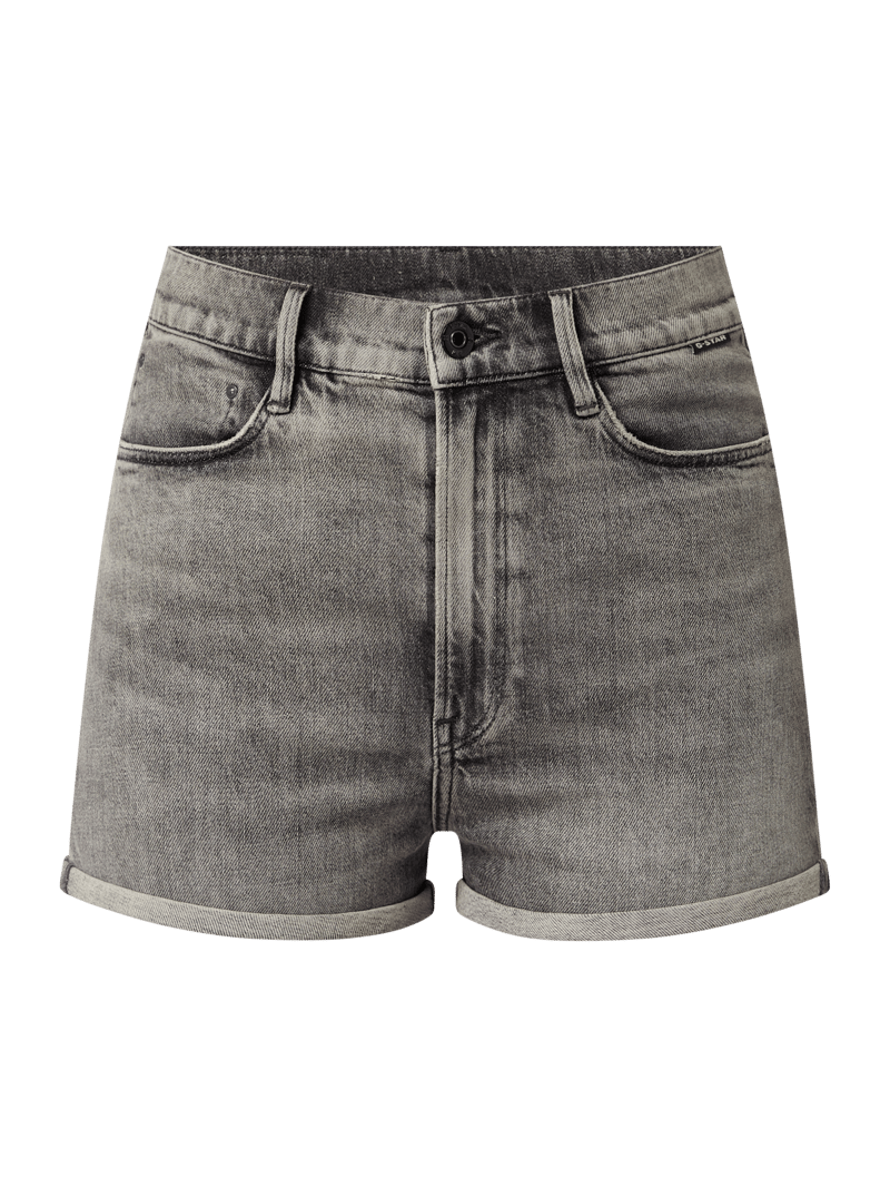 Jeansshorts mit Stretch-Anteil Modell 'Tedie' in mittelgrau