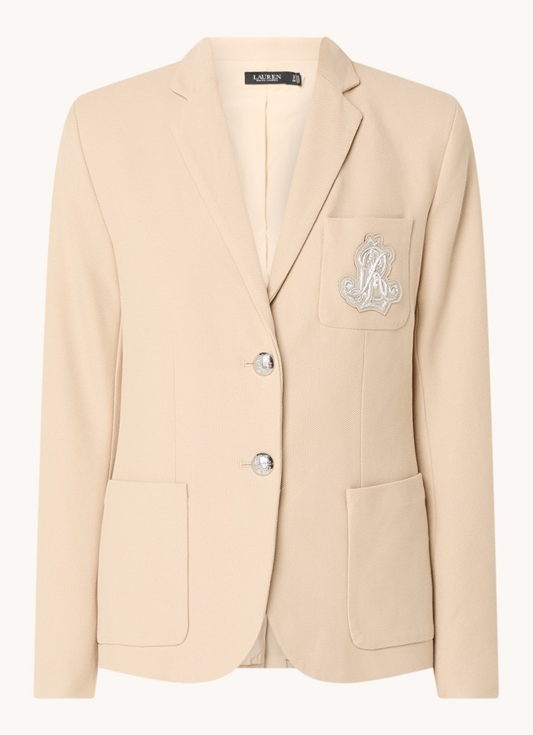 Ralph Lauren sako od pike pamuka s metalnim vezom logotipa
