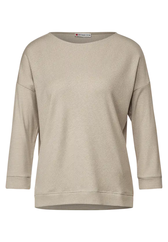 Street One Shirt mit Streifenstruktur