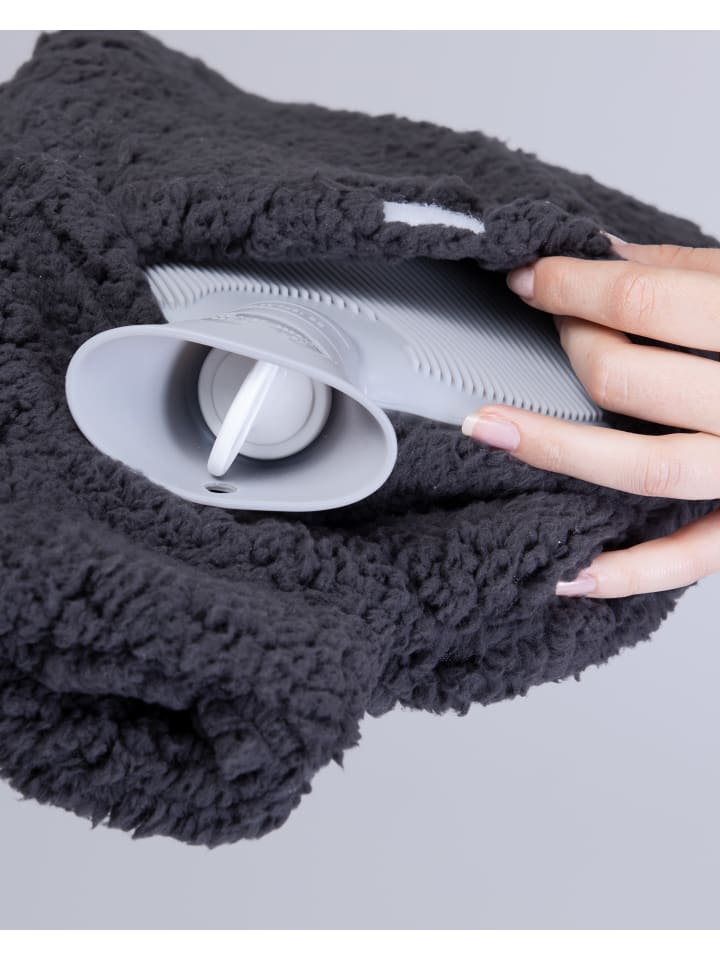 SLOUCHER Fußwärmer Wärmflasche für die Füße - 2 in1 in anthrazit günstig kaufen onesize