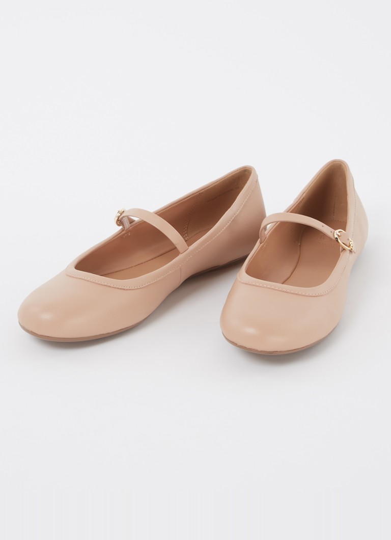 Dune London Heida nahkaiset ballerinat