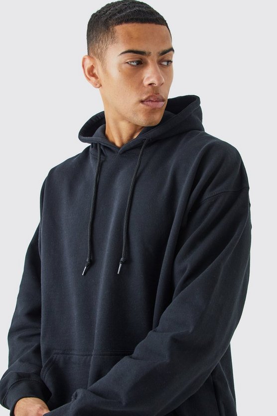 Oversize Man Y2K Hoodie mit Print