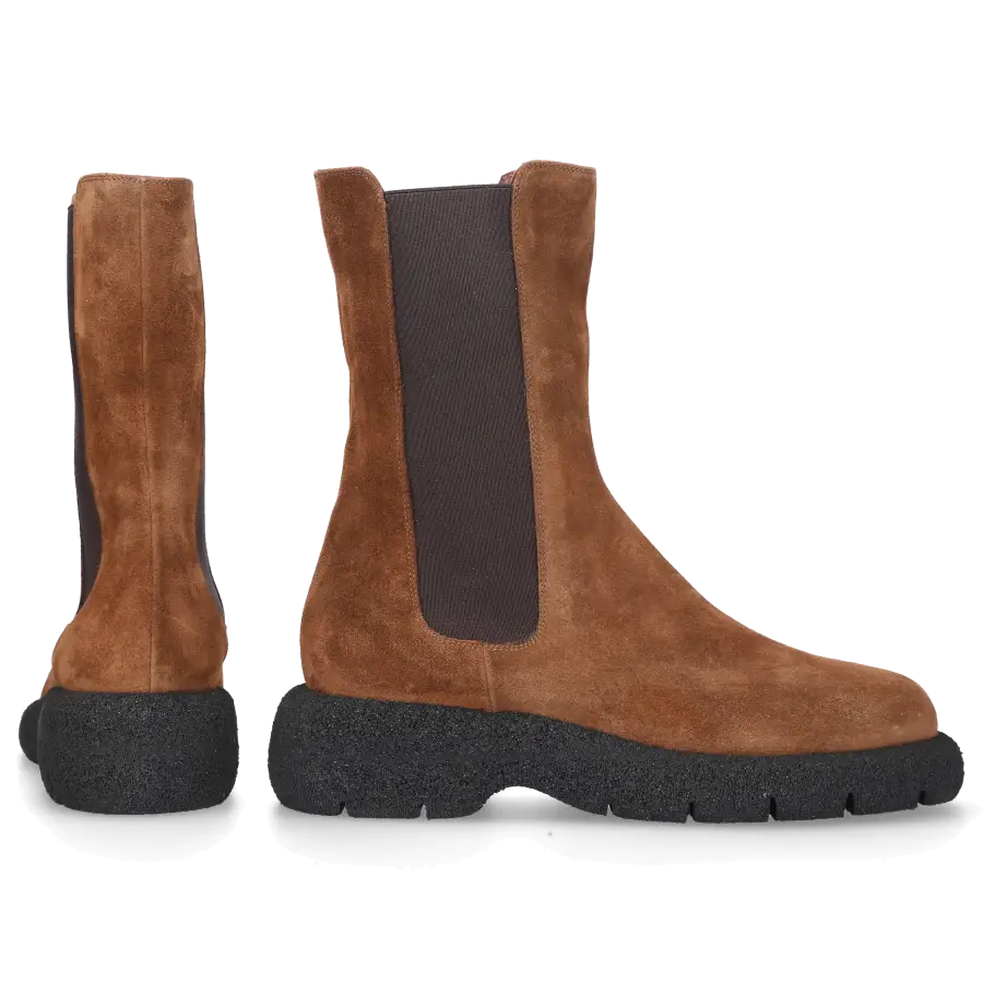 Truman's - Chelsea Boots 9440 Veloursleder - braun