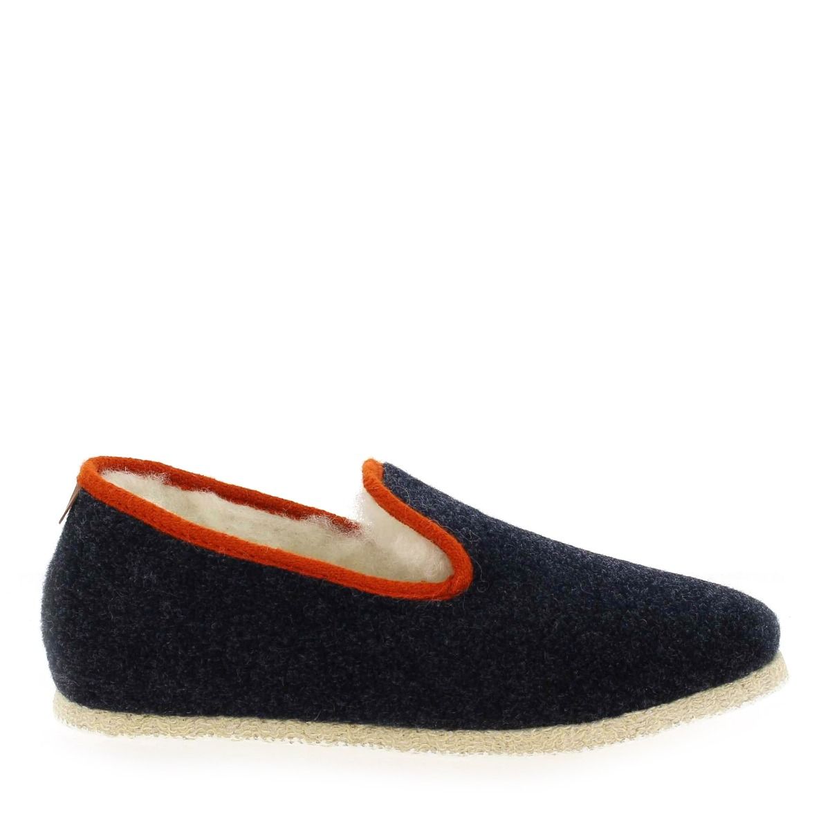 Chausse Mouton  TWEED H22 - Marine orange