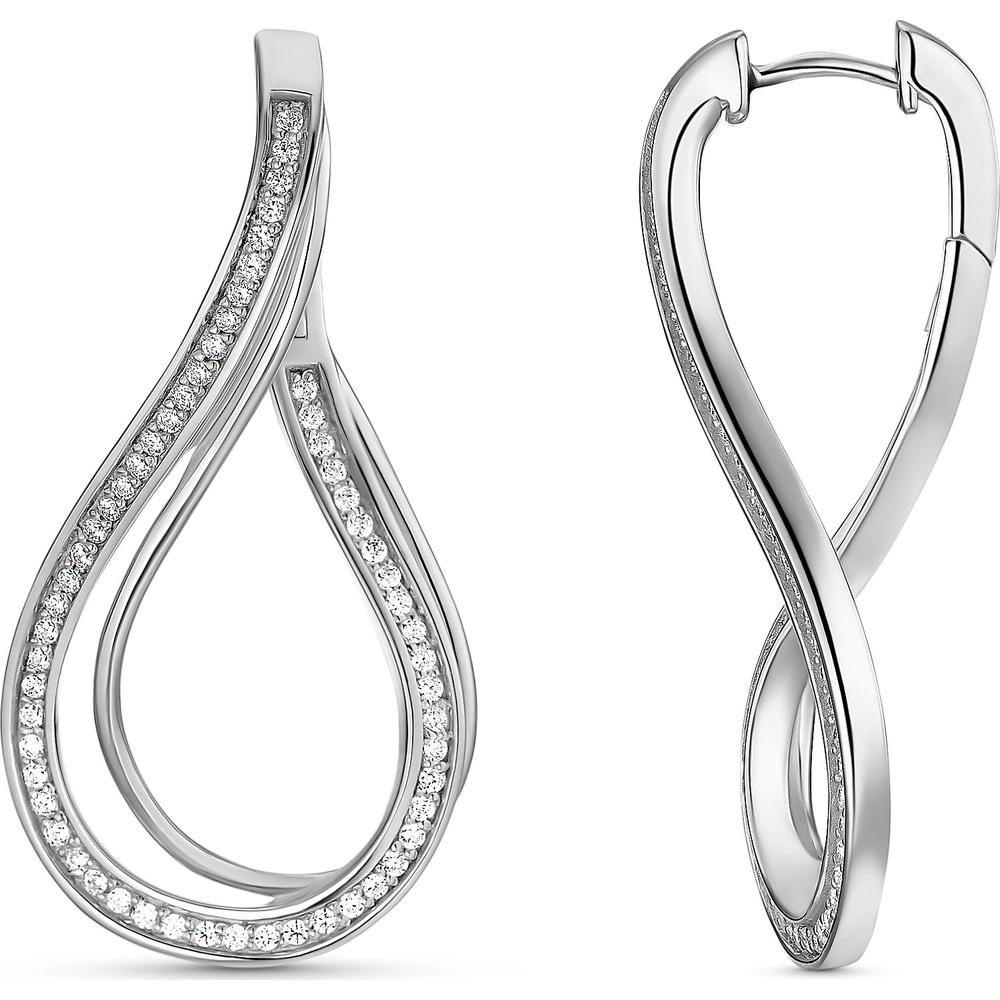 Jette Créoles 925 Argent Boucles d'oreilles
