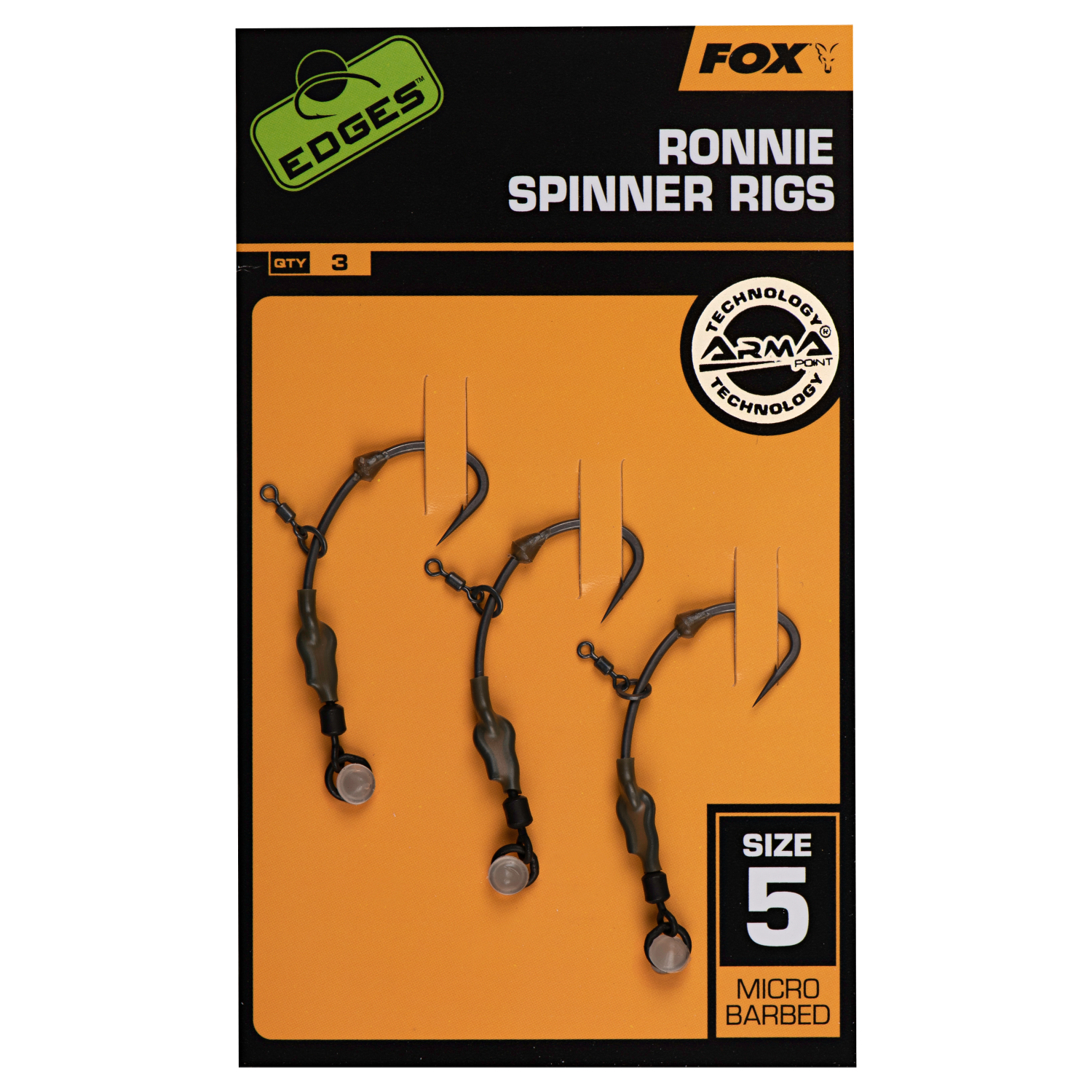 Fox Carp Eges Ronnie Spinner Rigs Medium Curve
