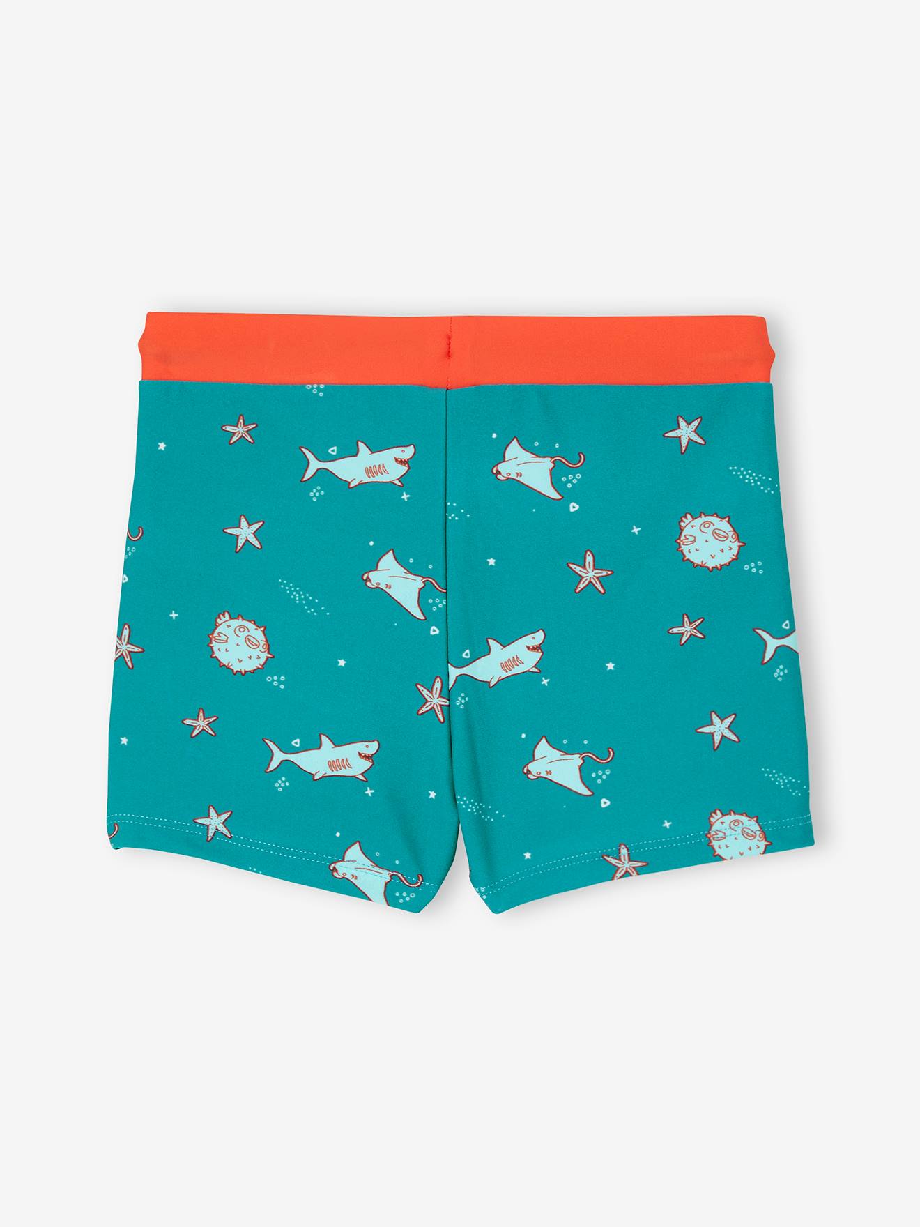 Vertbaudet Jungen Badeshorts Oeko-Tex - smaragd