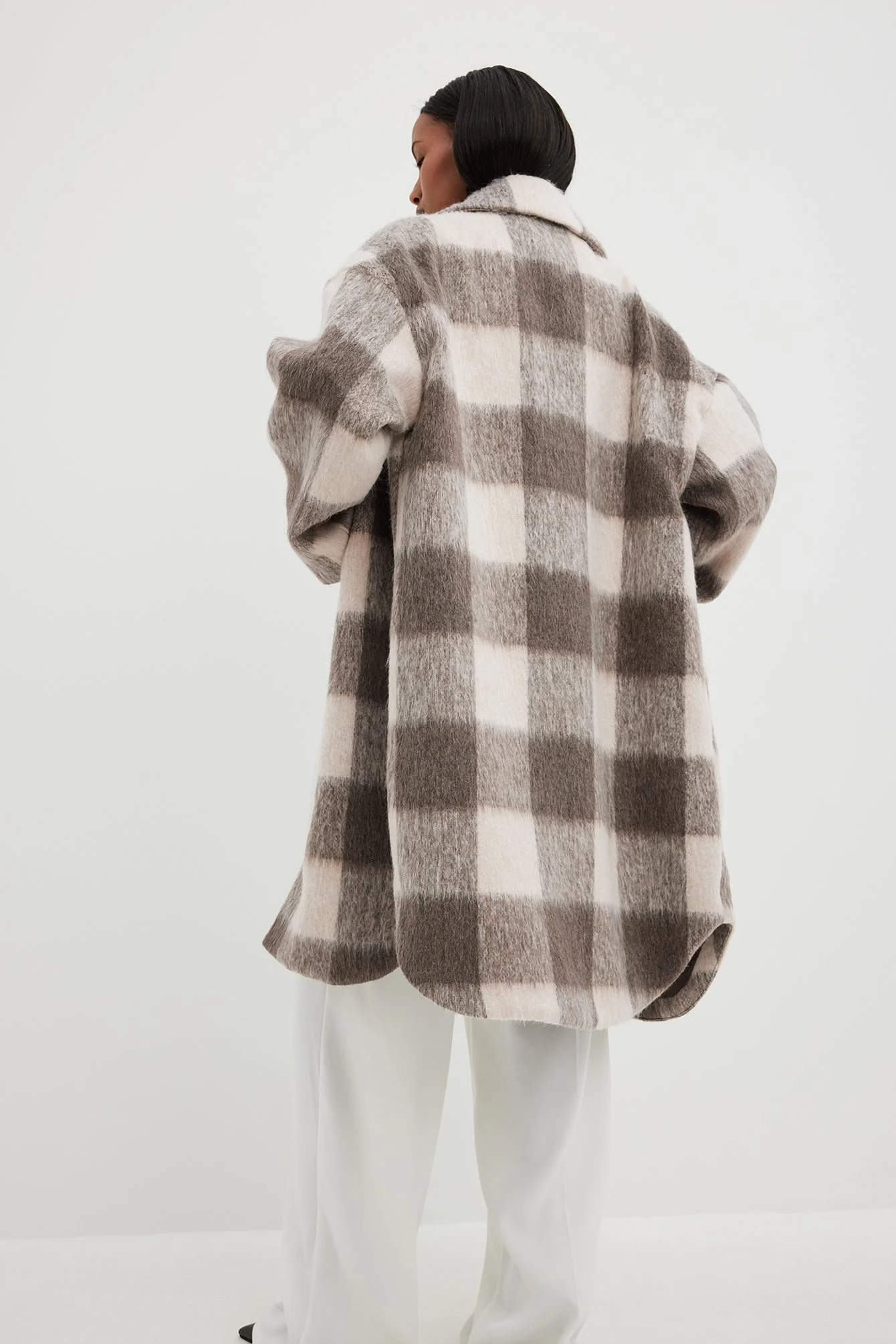 Lange Overshirt-Jacke