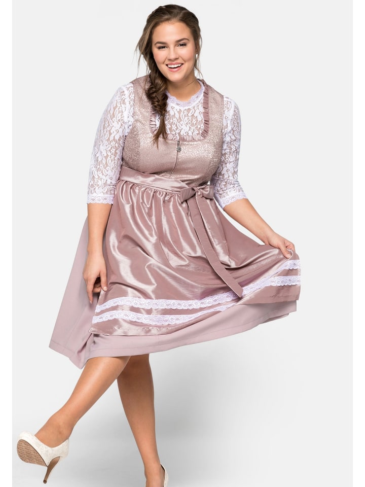 sheego Dirndl in zartrosa günstig kaufen