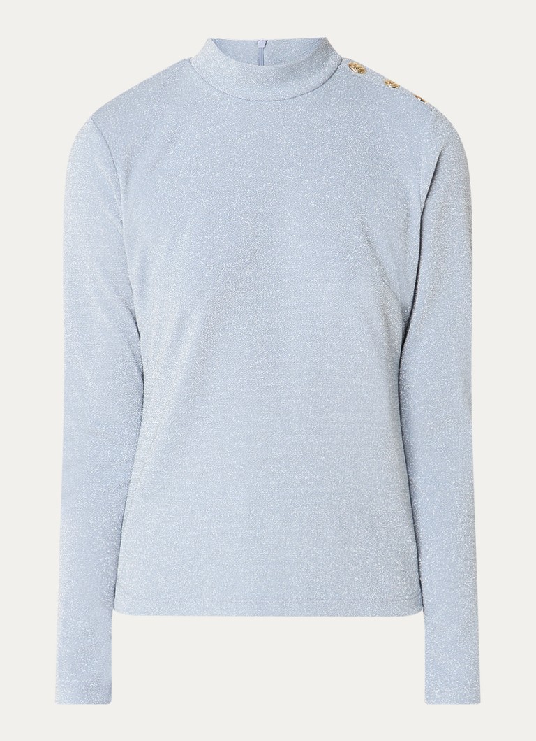 Haut JOSH V Lian avec lurex et boutons décoratifs