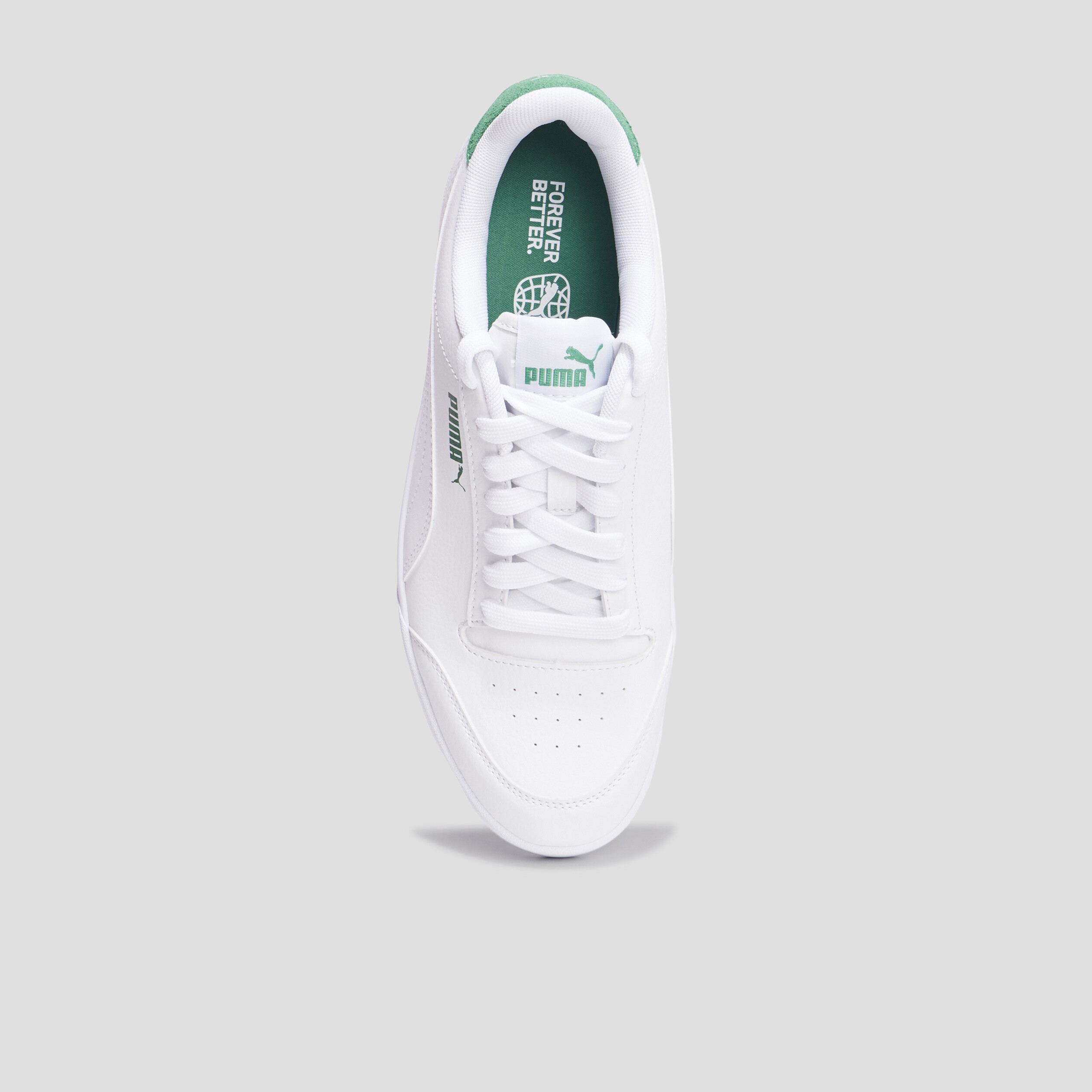 Tennis basses à lacets Puma Shuffle vert homme | La Halle