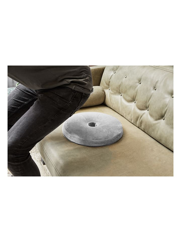 Lifa Living Sitzkissen in Grau - Ø 38 cm günstig kaufen onesize