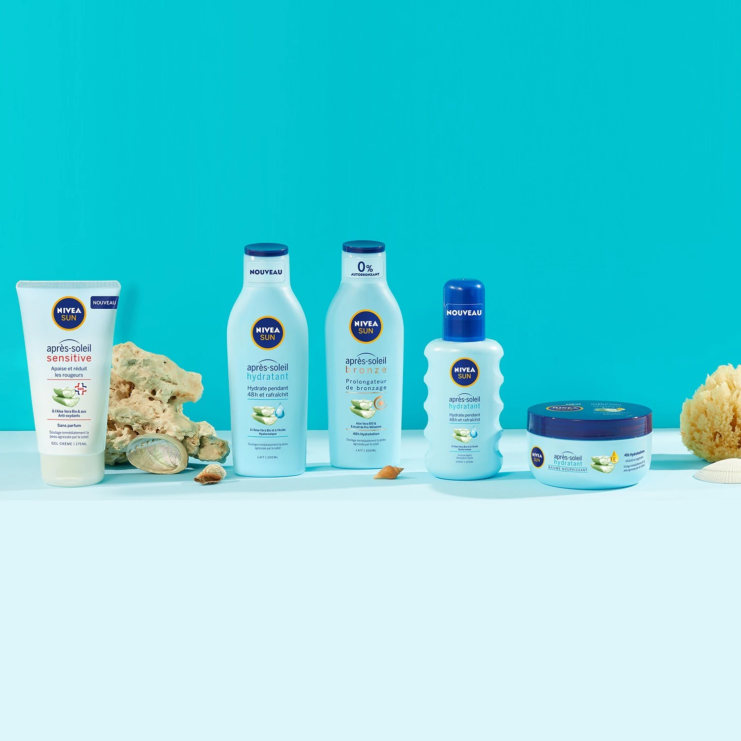 NIVEA Organic Aloe Vera Hydratačný krém po opaľovaní