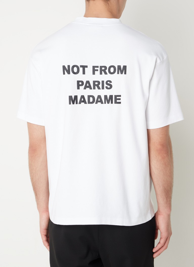 Drôle de Monsieur Le T-skjorte med trykk foran og bak