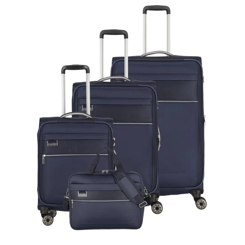 Travelite MIIGO 4w L\/M\/S+Bordtasche, Tiefseeblau