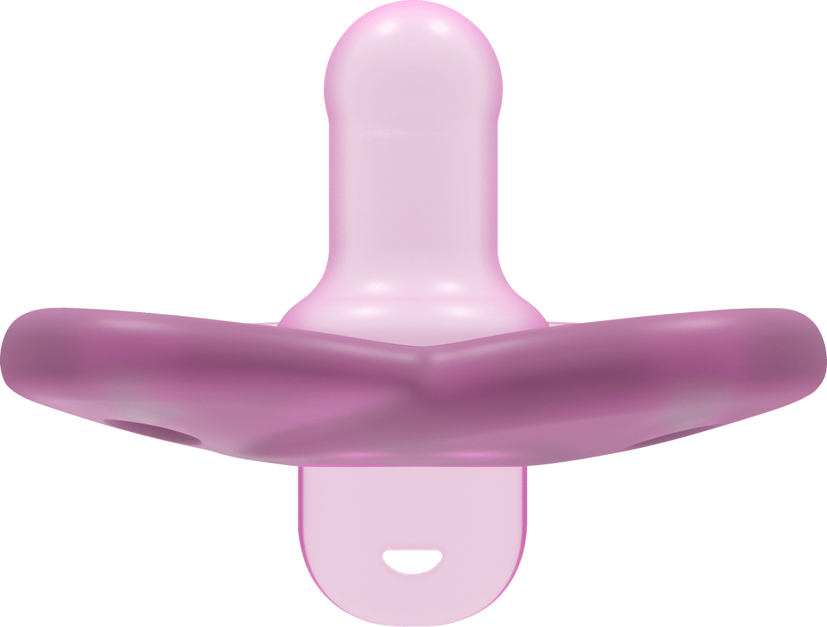 Schnuller Soothie Silikon, rosa/pink, 0-6 Monate, 2 St