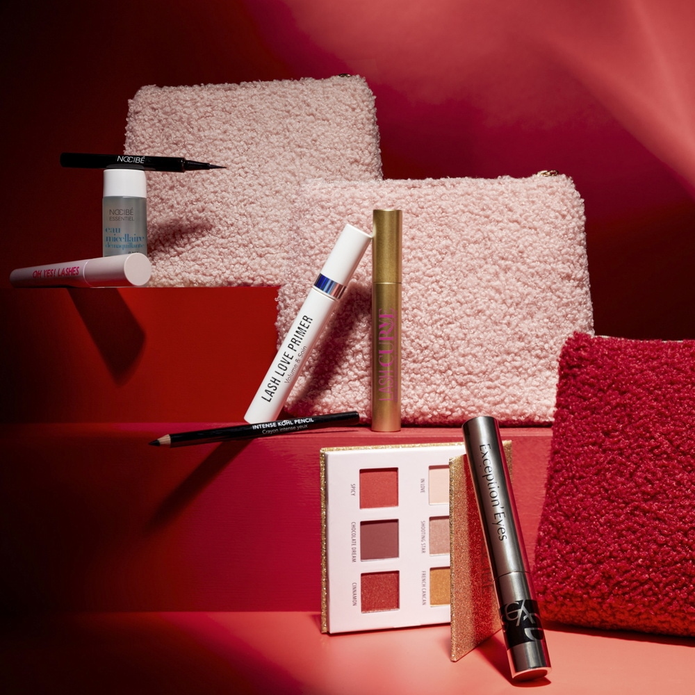 Nocibé Trio Regard Sublime Trousse mascara Lash Curve, mascara primer & crayon khol