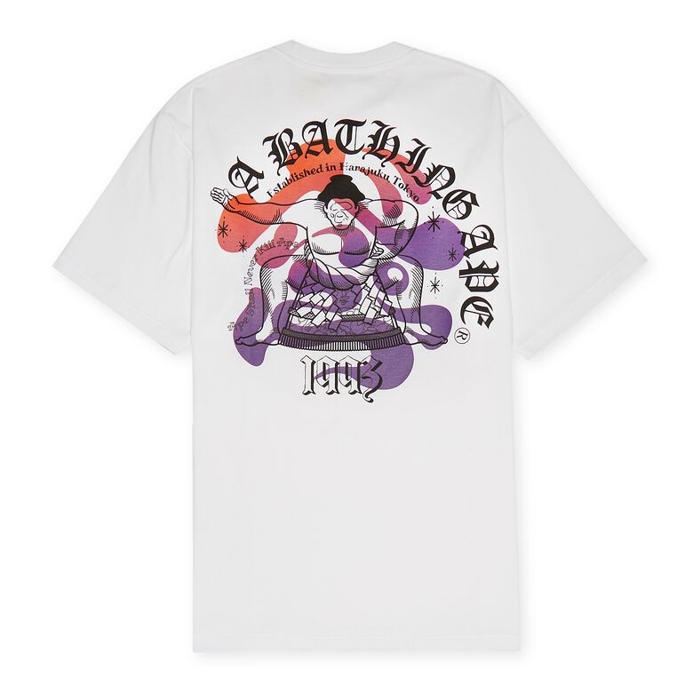 A Bathing Ape Japan Culture Sumo Tee M white