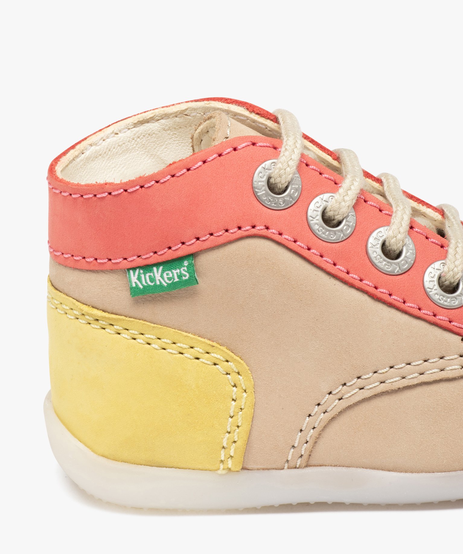 Chaussures premiers pas bébé fille en cuir multicolores - ... taupe | GEMO
