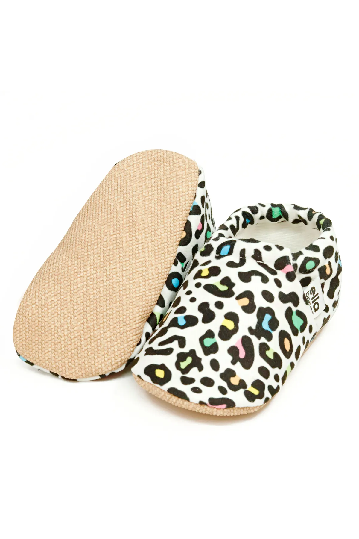 Ella Bonna  Mehrfarbige Babyschuhe mit rutschfester Sohle, Heimstiefel, Hausschuhe, Kindergartenschuhe, Hausschuhe