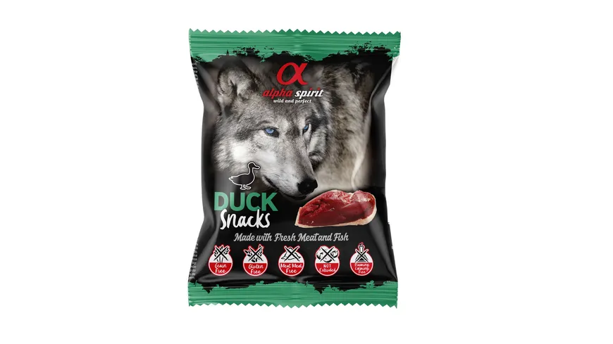 alpha spirit Dog Hundesnack Ente 50 g