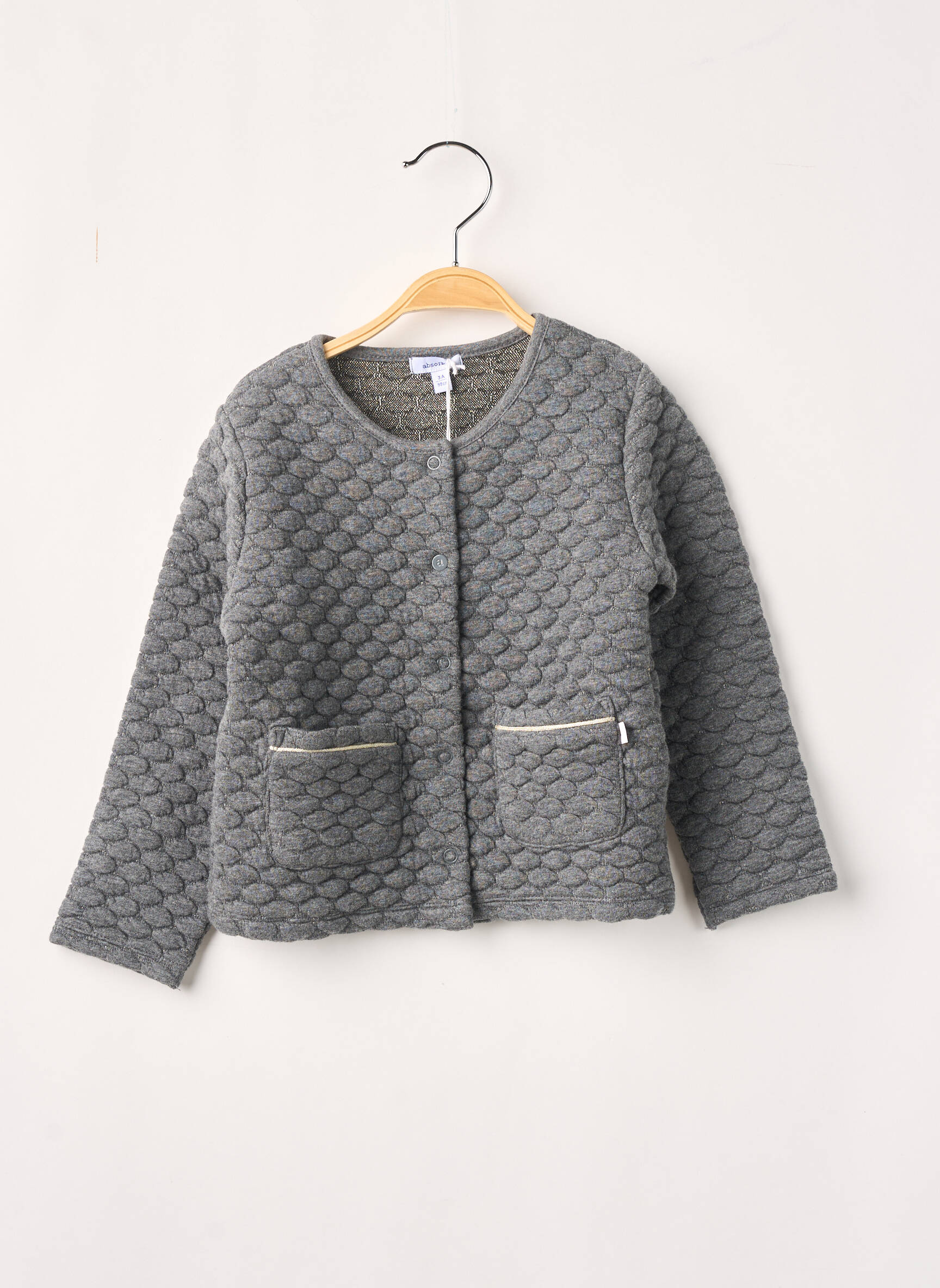 Absorba Cardigans Fille couleur gris