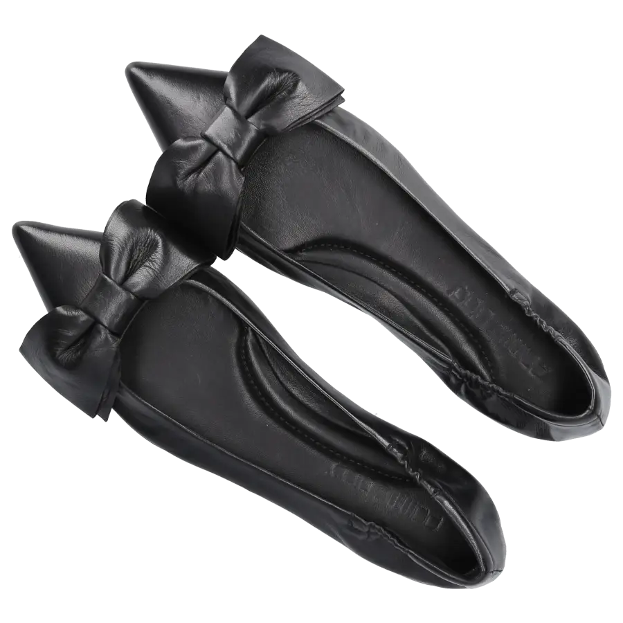 Pomme D`OR - Ballerinas 0798 Nappaleder - schwarz